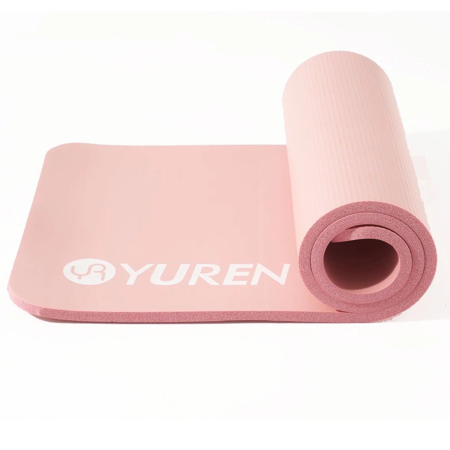 Thick Yoga Mat 20Mm High-Density NBR Foam Pilates Exercise Mats 76"X24", Pink with Carry Bag