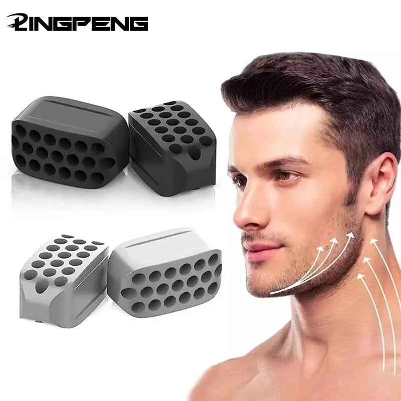2PCS Jaw Exerciser Jawline Trainer Facial Toner Ball Neck Toning Double Chin*