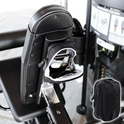 Magnetic GYM Phone Sling Bag for Men Women GYM Floor Organizer Sport Chest Crossbody Handle Pouch for Cards, Wallet, and Keys