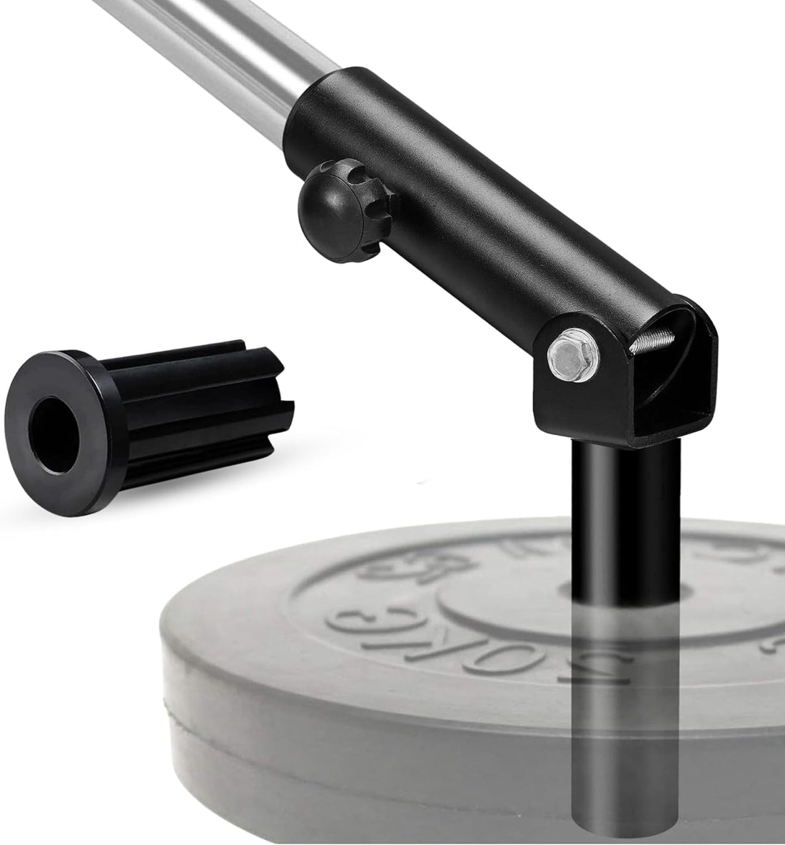 T Bar Row Insert, Landmine Attachment for 1&amp;2 Inch Olympic Barbell Bars, Landmine Handles, Workout Home Gym Equipment